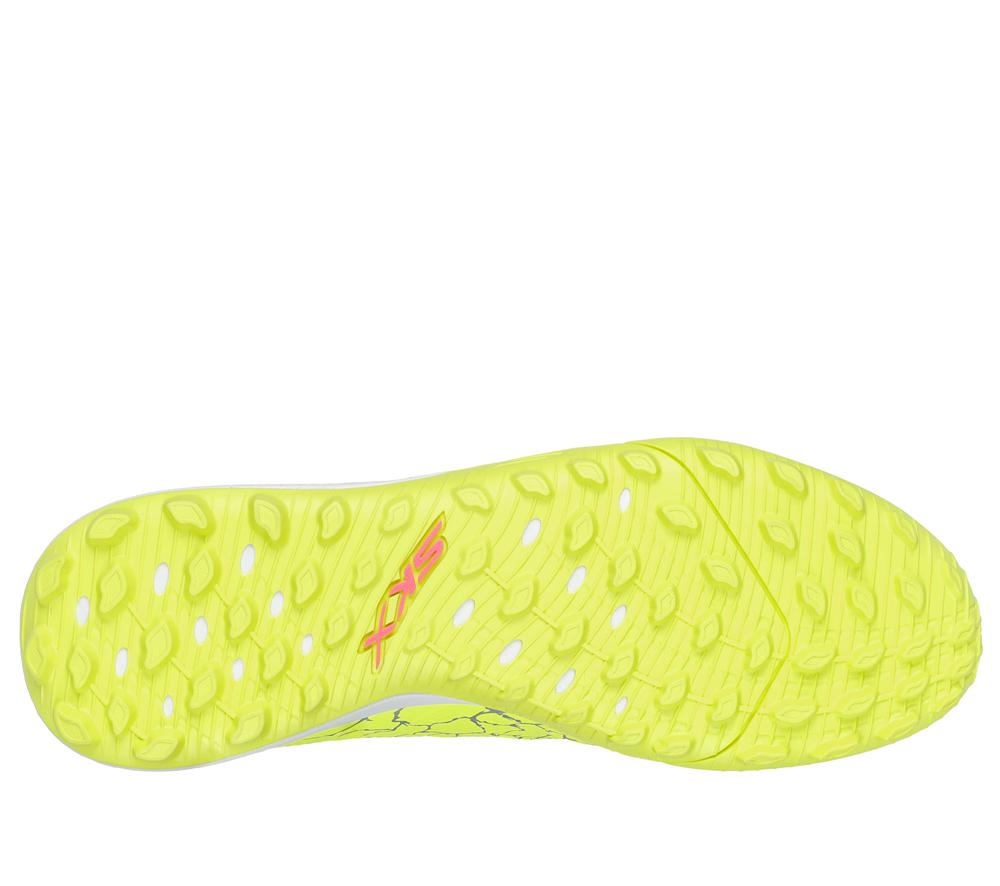 Men Skechers SKX_1.5 Academy TF Lace Up Yellow / Black  USA |  6150-EQMCR