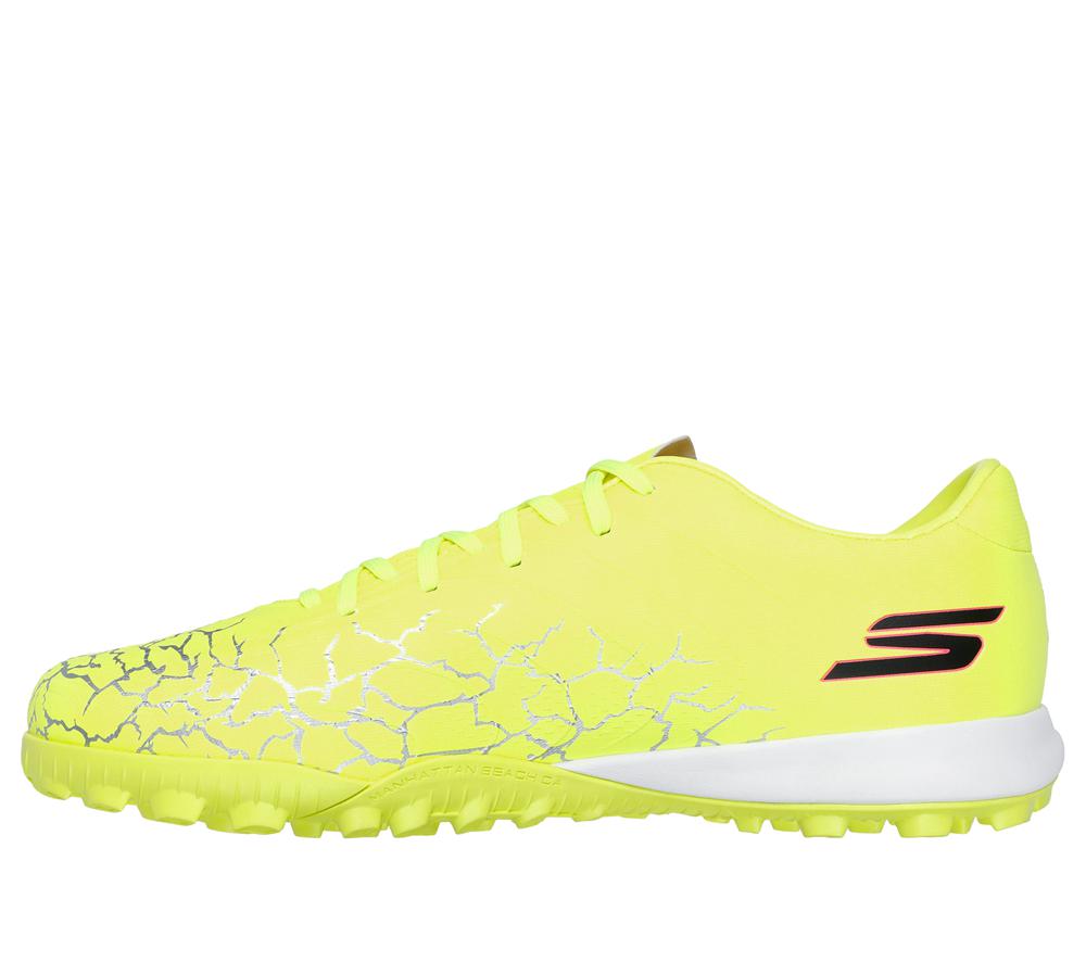 Men Skechers SKX_1.5 Academy TF Lace Up Yellow / Black  USA |  6150-EQMCR