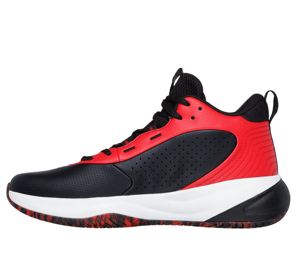 Men Skechers SKX LEAGUE Sneakers Black / Red  USA |  7648-DFPVM