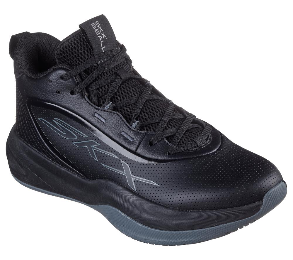 Men Skechers SKX LEAGUE Sneakers Black  USA |  0435-SHCDZ