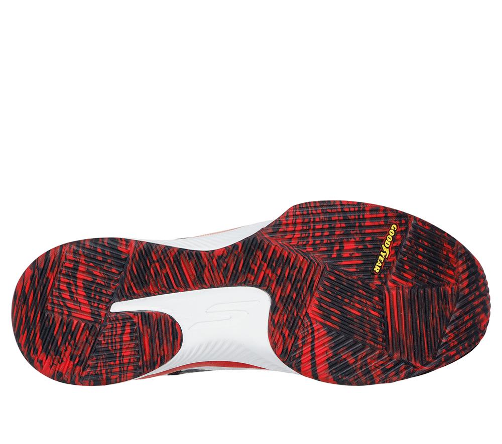 Men Skechers SKX NEXUS Sneakers White / Black / Red  USA |  8219-TRUKX