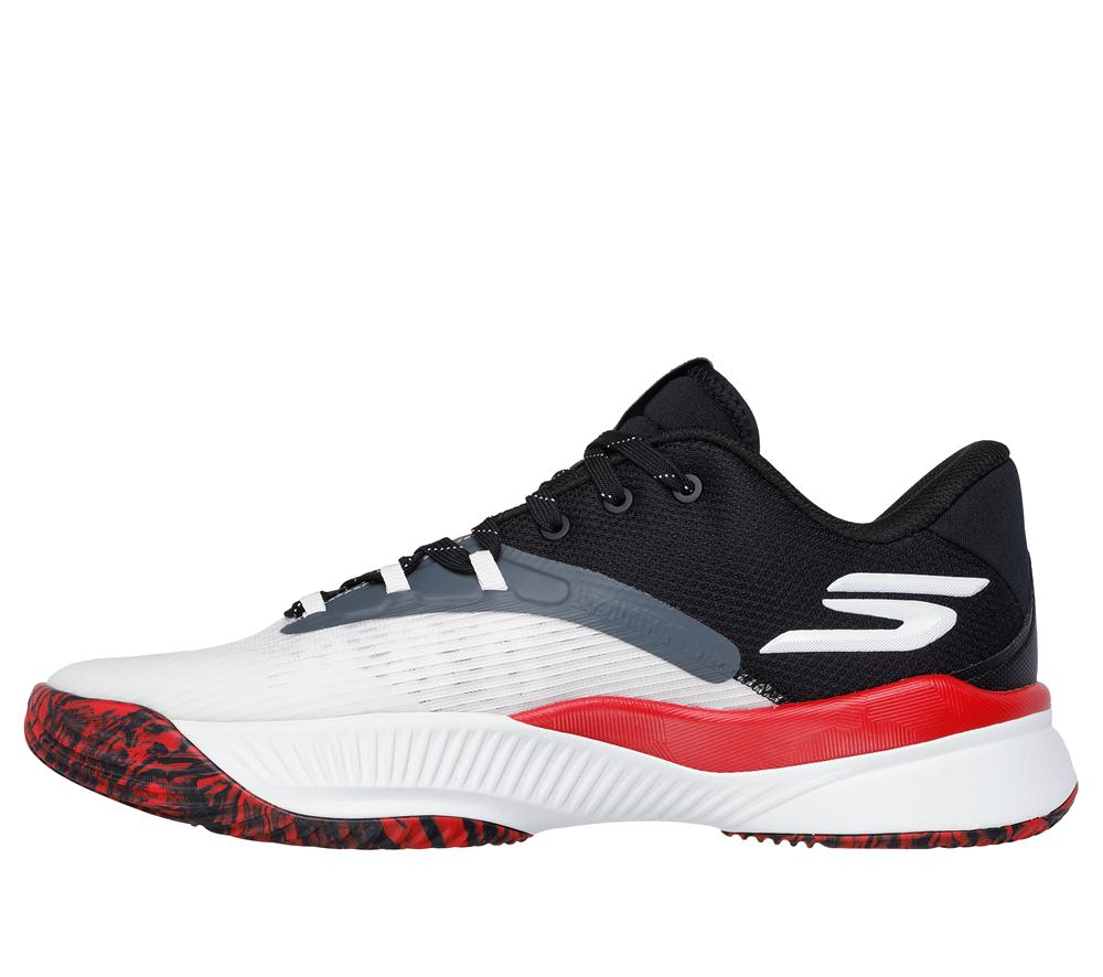 Men Skechers SKX NEXUS Sneakers White / Black / Red  USA |  8219-TRUKX