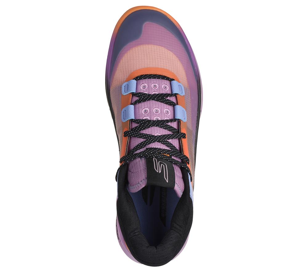Men Skechers SKX RESAGRIP Lace Up Purple / Multi  USA |  8645-NRSFU