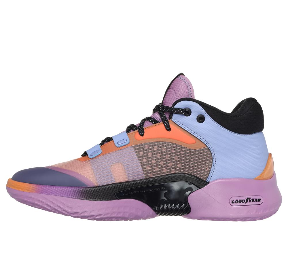 Men Skechers SKX RESAGRIP Lace Up Purple / Multi  USA |  8645-NRSFU