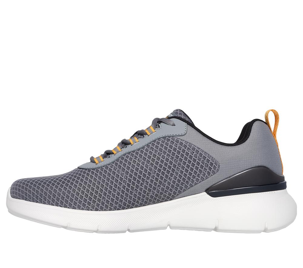 Men Skechers Skech-Air Dynamight 2.0 - Durron Sneakers Charcoal / Yellow  USA |  7406-YINOG