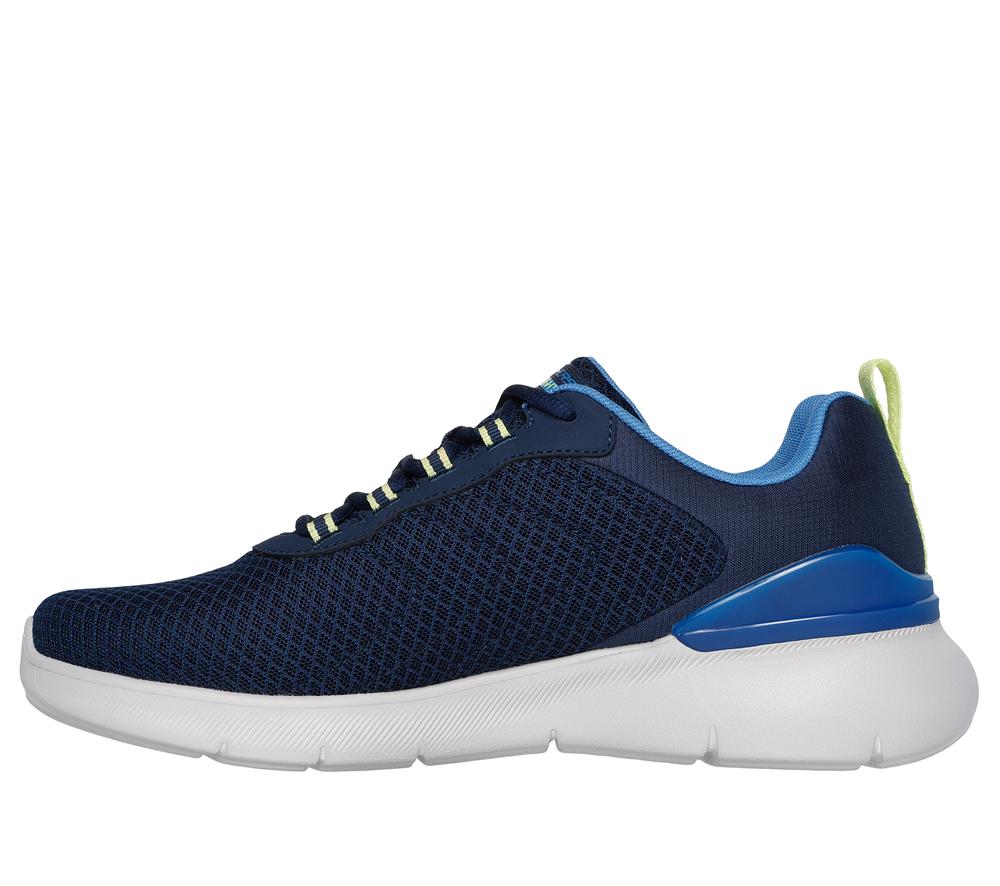 Men Skechers Skech-Air Dynamight 2.0 - Durron Lace Up Navy / Lime  USA |  0815-YWTAV
