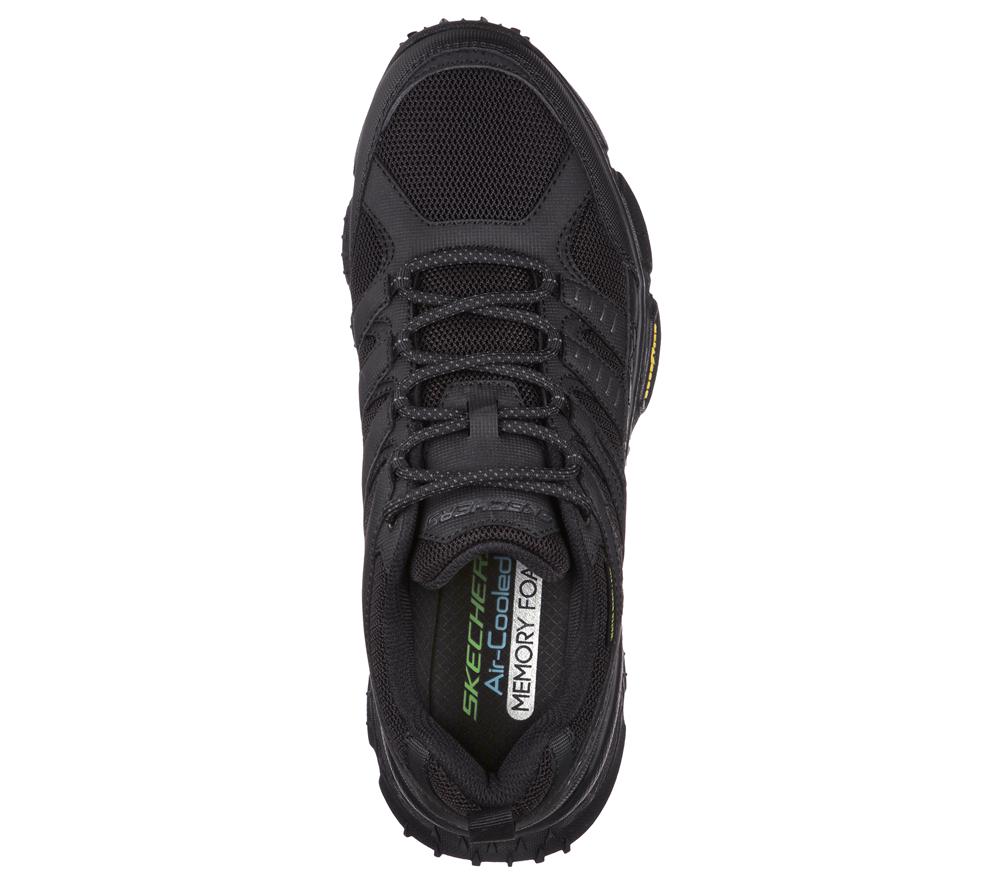 Men Skechers Skech-Air Envoy Sneakers Black  USA |  6075-BRDMV