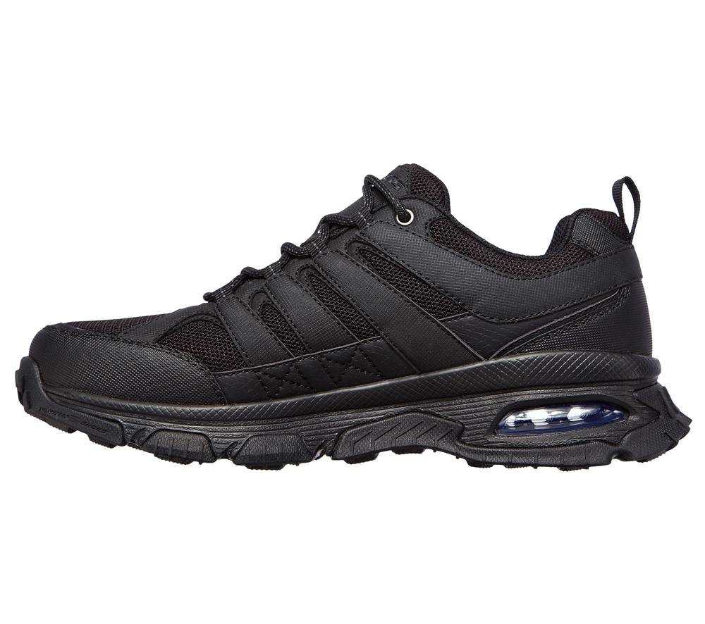 Men Skechers Skech-Air Envoy Sneakers Black  USA |  6075-BRDMV