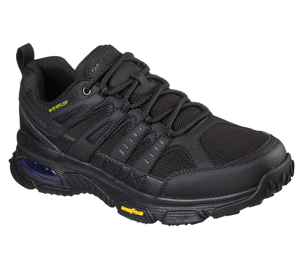 Men Skechers Skech-Air Envoy Sneakers Black  USA |  6075-BRDMV