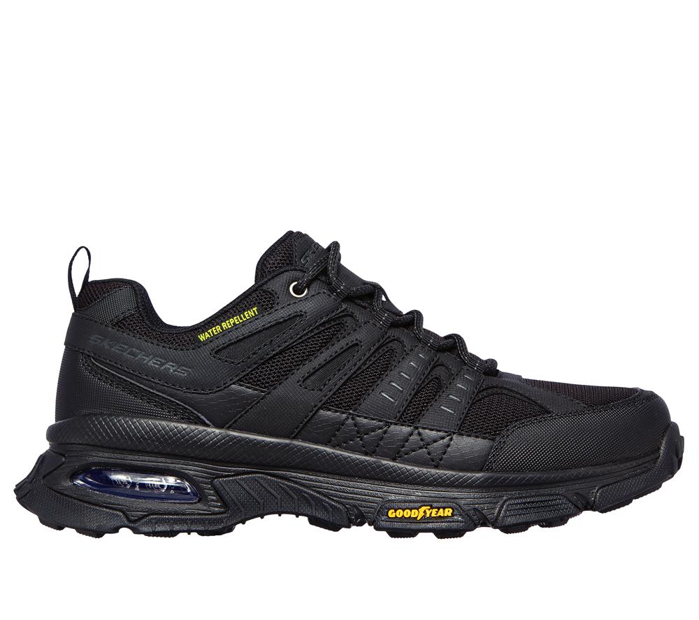 Men Skechers Skech-Air Envoy Sneakers Black  USA |  6075-BRDMV