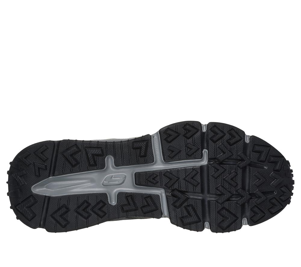 Men Skechers Skech-Air Envoy - Sleek Envoy Lace Up Green / Black  USA |  6402-EXAQH