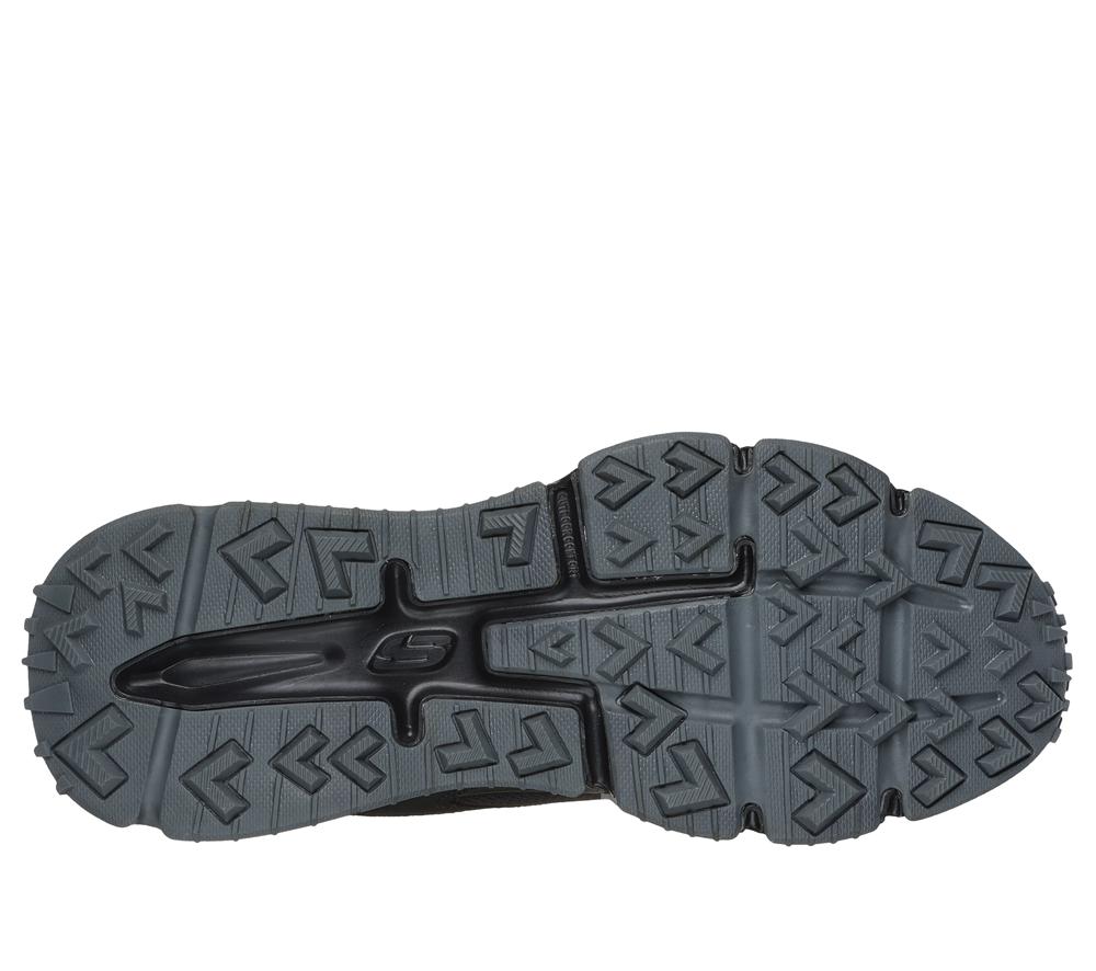 Men Skechers Skech-Air Envoy - Sleek Envoy Lace Up Black  USA |  0973-RNJFS