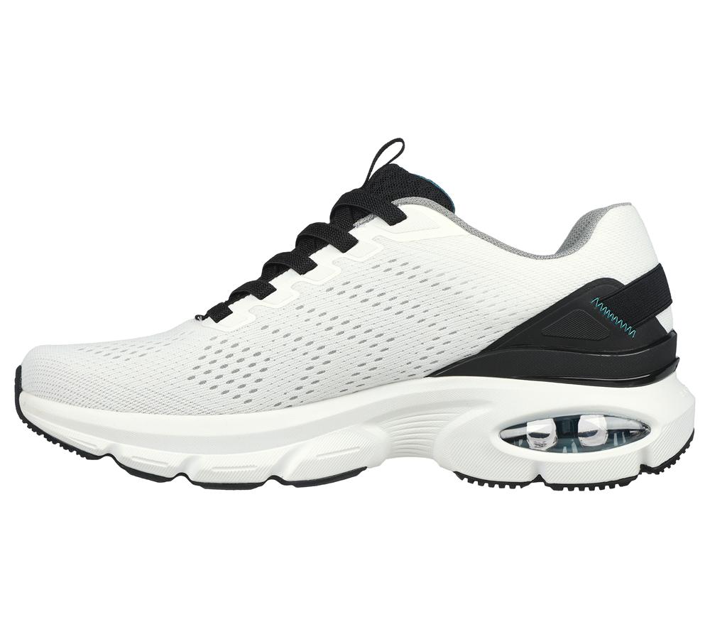 Men Skechers Skech-Air Ventura Slip On Shoes White / Black  USA |  3201-CUFDS