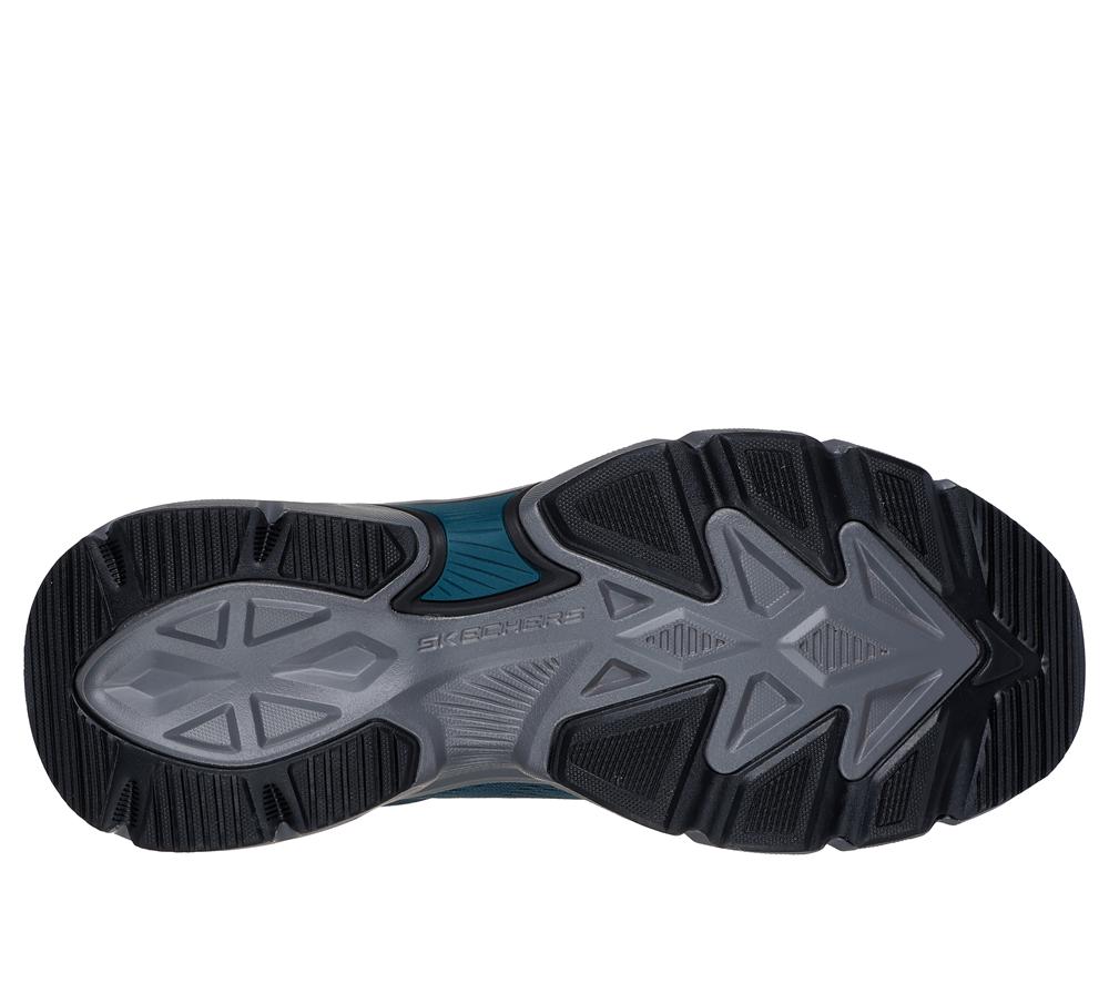 Men Skechers Skech-Air Ventura Slip On Shoes Teal / Black  USA |  5273-YOLTI