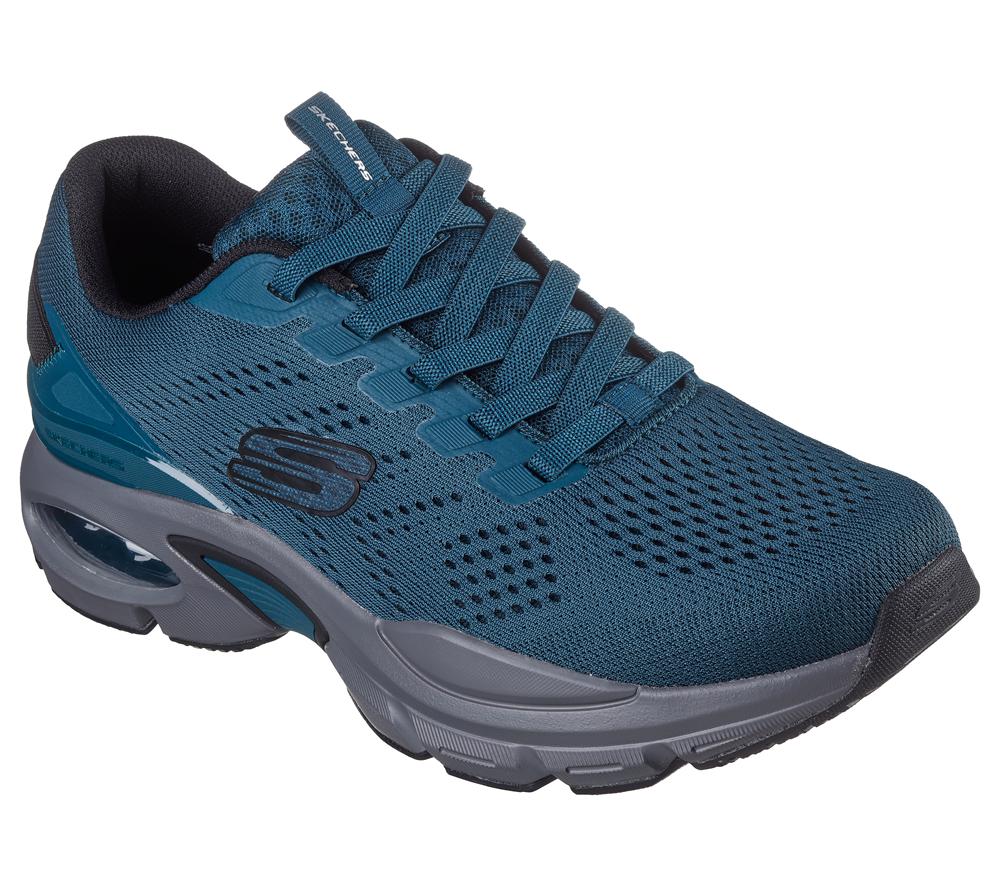 Men Skechers Skech-Air Ventura Slip On Shoes Teal / Black  USA |  5273-YOLTI