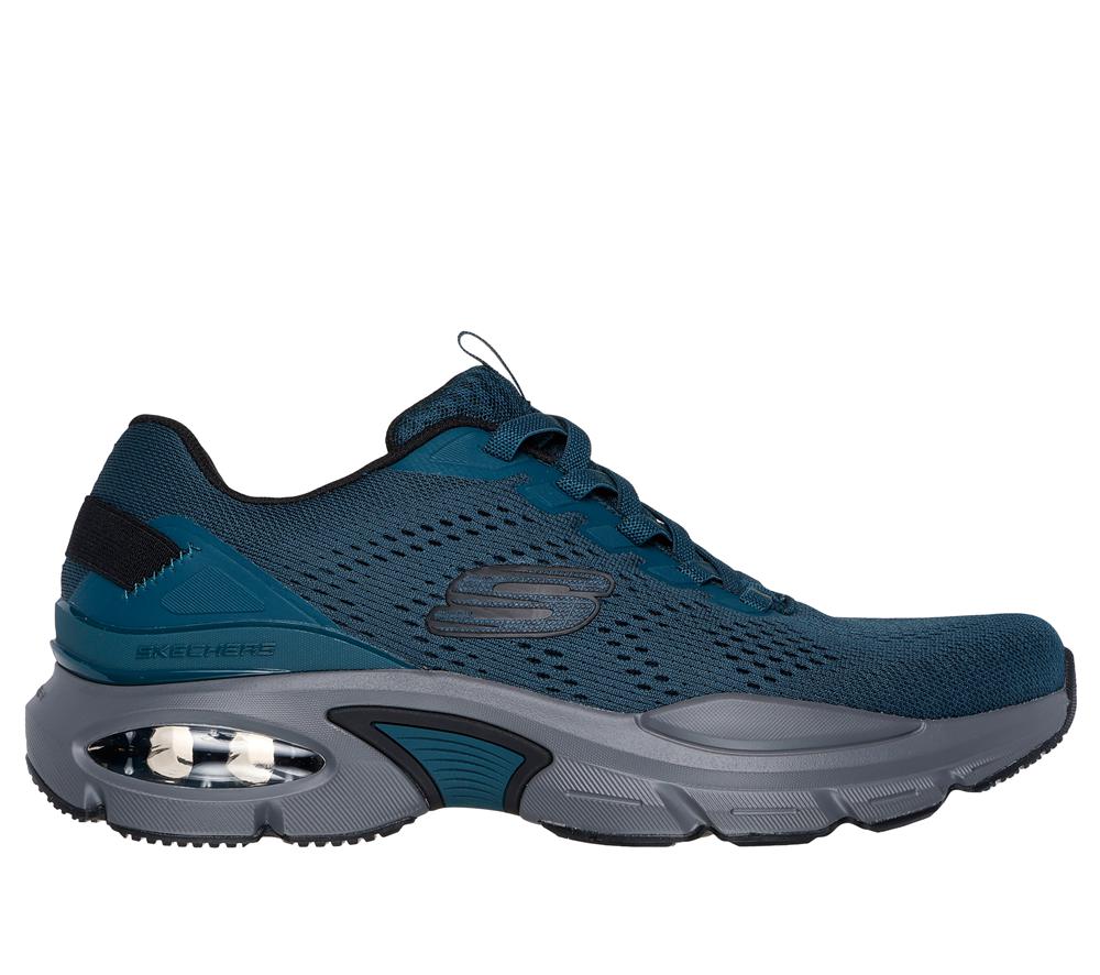Men Skechers Skech-Air Ventura Slip On Shoes Teal / Black  USA |  5273-YOLTI