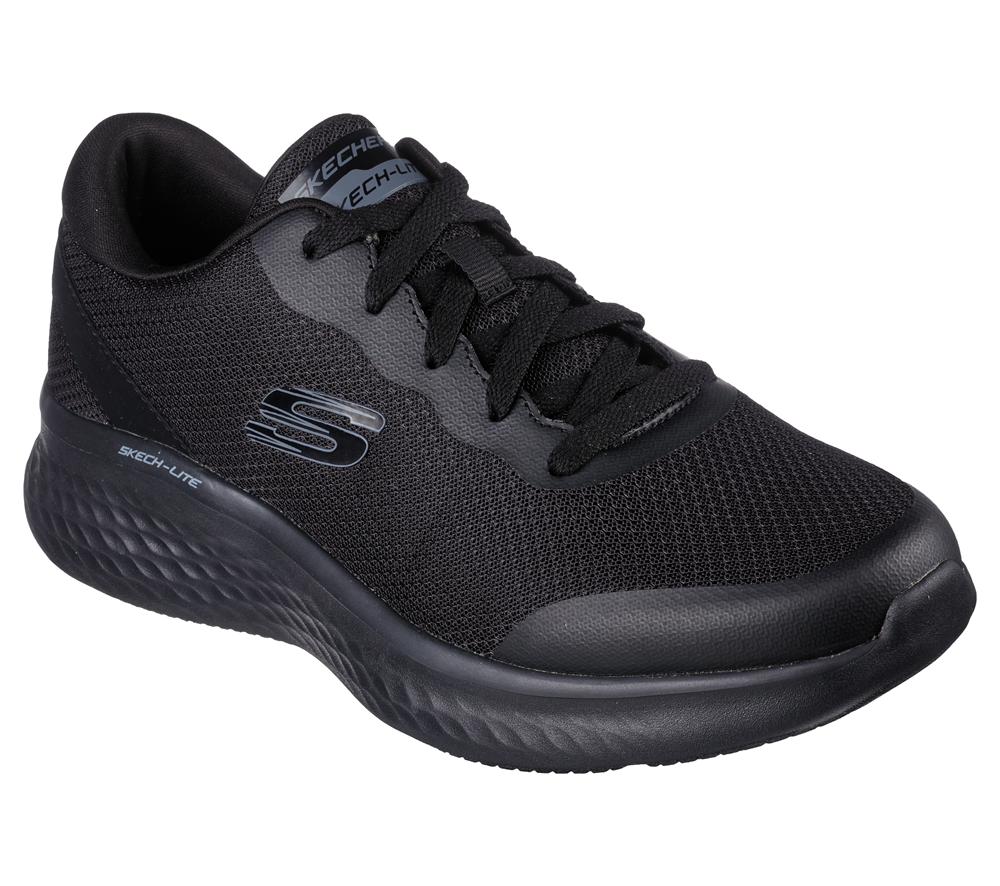 Men Skechers Skech-Lite Pro - Clear Rush Lace Up Black  USA |  3719-KIHWO