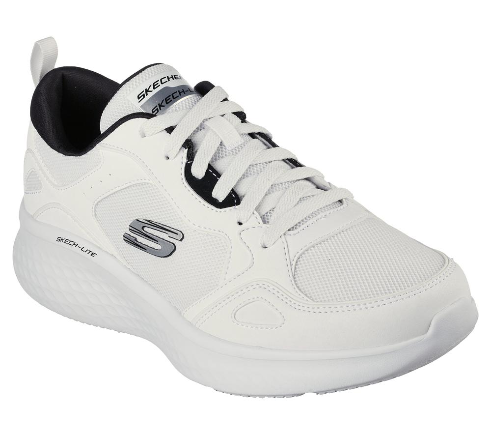 Men Skechers Skech-Lite Pro - Fair View Sneakers White / Black  USA |  9607-JMGTC