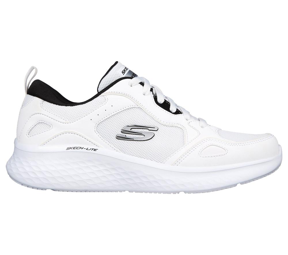 Men Skechers Skech-Lite Pro - Fair View Sneakers White / Black  USA |  9607-JMGTC
