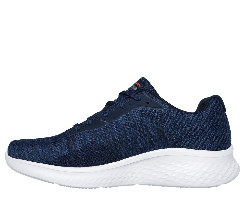 Men Skechers Skech-Lite Pro - Faregrove Lace Up Navy / Orange  USA |  3720-OSVRP