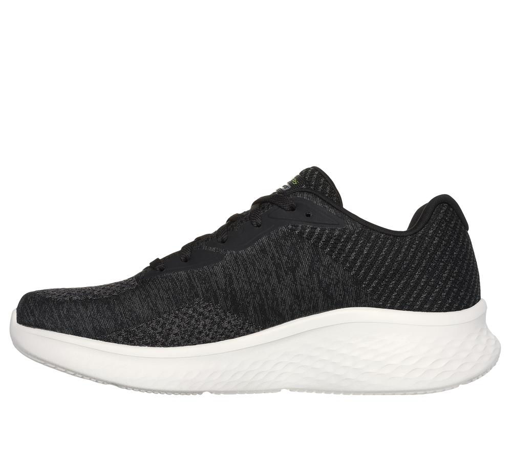 Men Skechers Skech-Lite Pro - Faregrove Lace Up Black / Lime  USA |  7810-XFJQB
