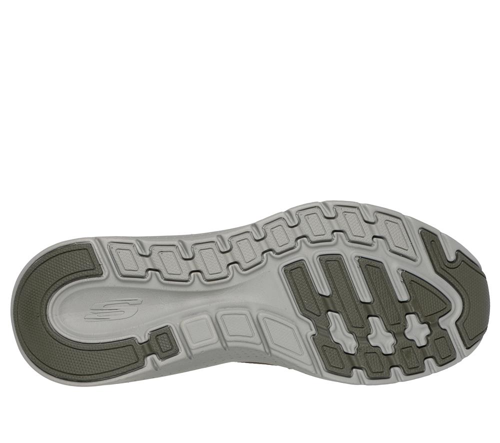 Men Skechers Slip-ins: Arch Fit 2.0 - Crayn Slip On Shoes Olive  USA |  4601-DBRWT