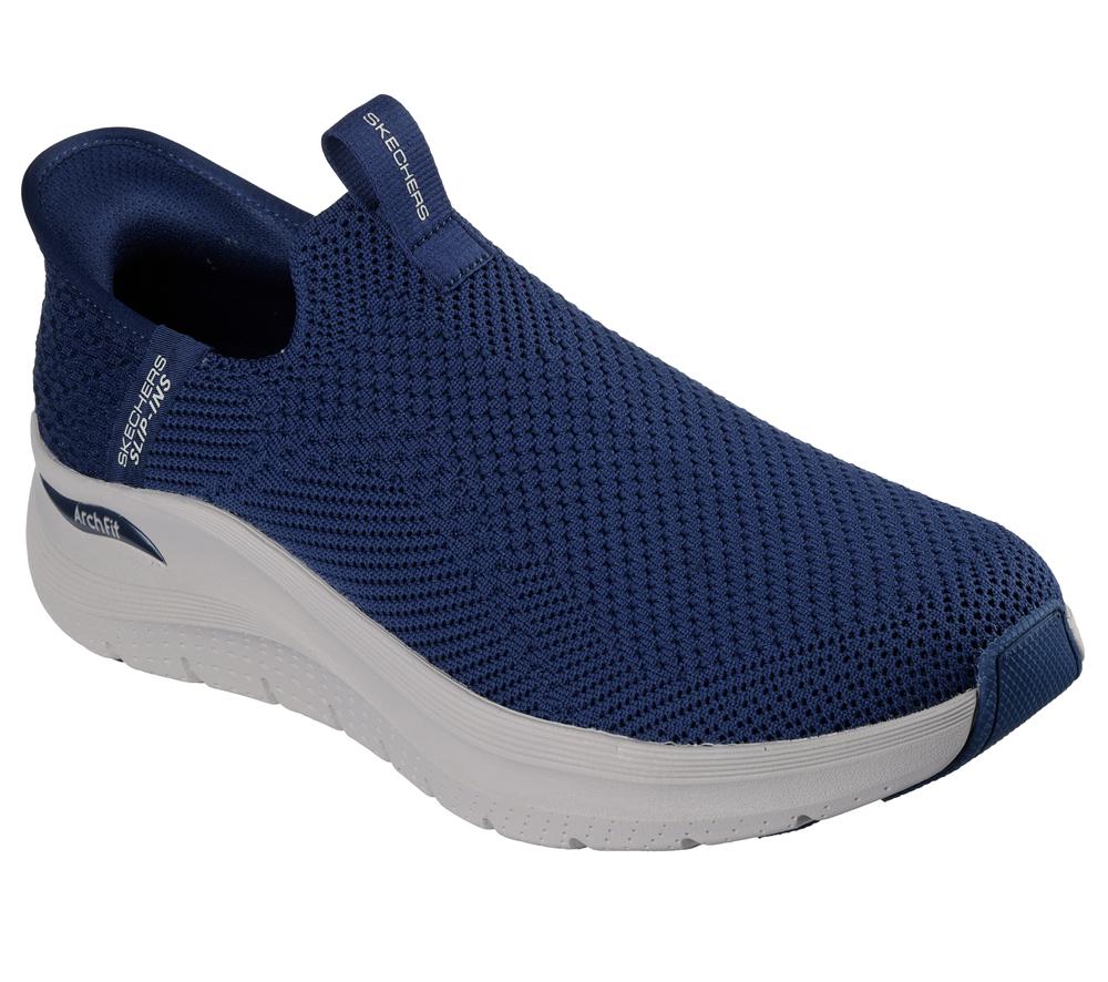 Men Skechers Slip-ins: Arch Fit 2.0 - Crayn Hands Free Slip Ins Navy  USA |  7930-JPVNL