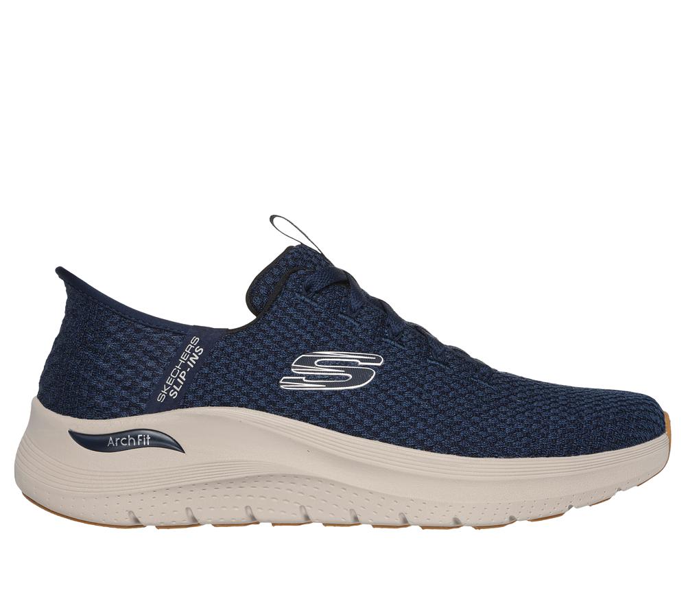 Men Skechers Slip-ins: Arch Fit 2.0 - Look Ahead Lace Up Navy  USA |  7519-RPITU