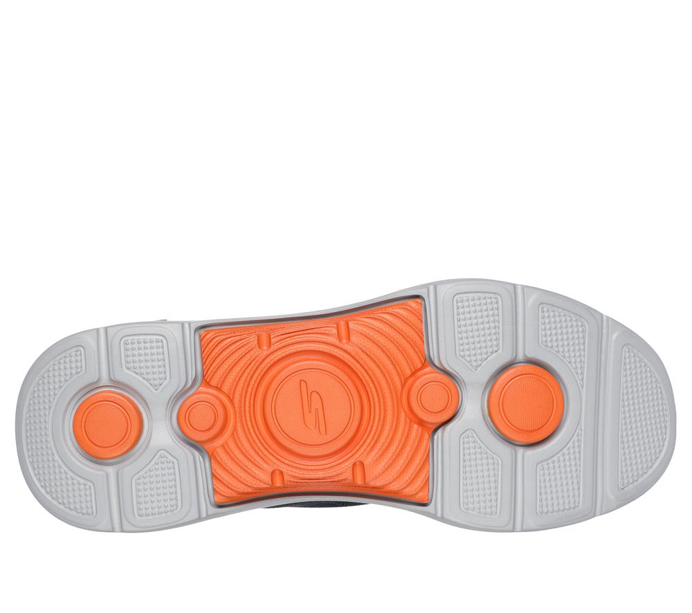 Men Skechers Slip-ins: Arch Fit 2.0 - Simplicity 2 Hands Free Slip Ins Charcoal / Orange  USA |  2597-WNVLF