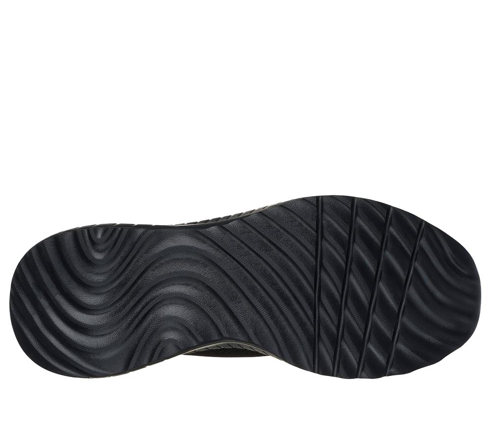 Men Skechers Slip-ins: BOBS Sport Squad Chaos Slip On Shoes Black  USA |  3708-EPCTB