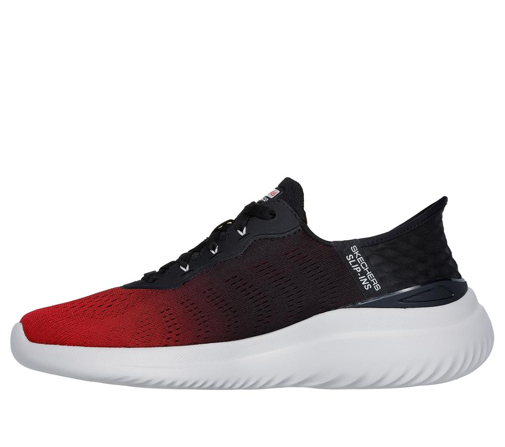 Men Skechers Slip-ins: Bounder 2.0 - Tellem Sneakers Black / Red  USA |  1678-VABDX
