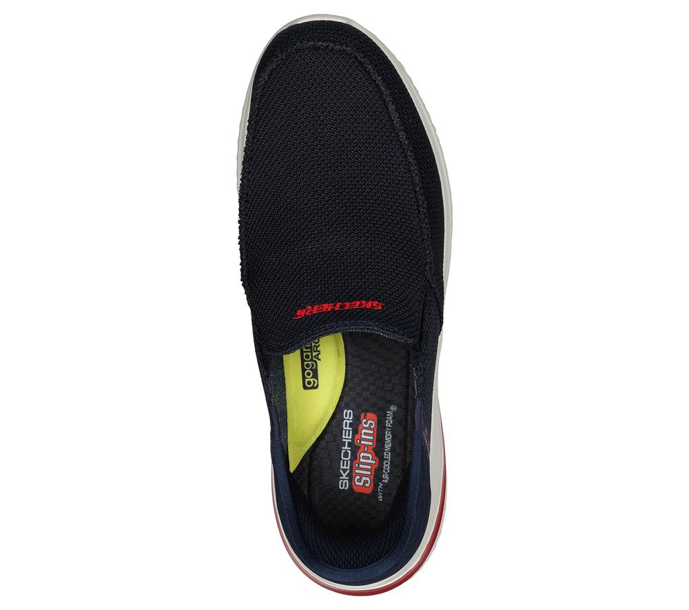 Men Skechers Slip-ins: Delson 3.0 - Cabrino Boat Shoes Navy  USA |  7839-XSZYF