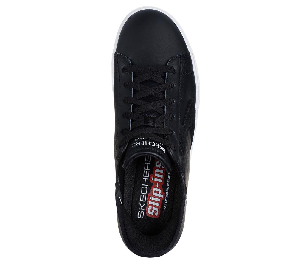 Men Skechers Slip-ins: Eden LX - Strando Hands Free Slip Ins Black / White  USA |  6148-YEBJA