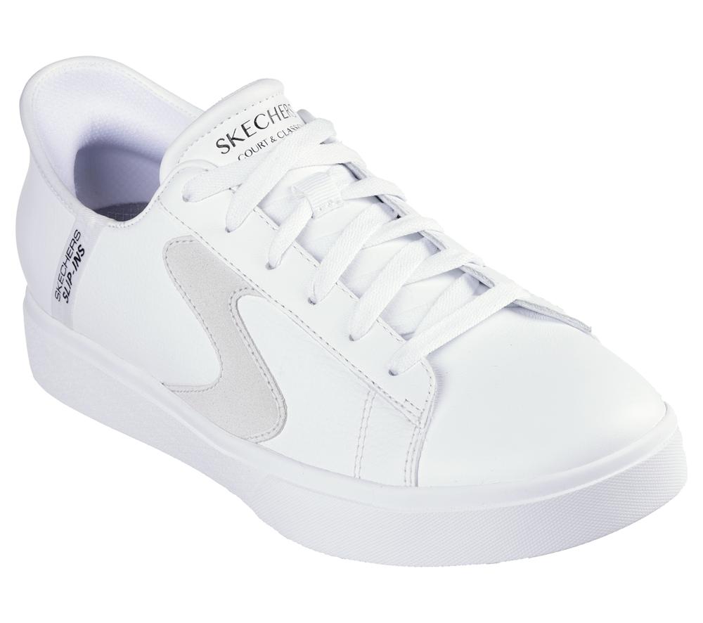 Men Skechers Slip-ins: Eden LX - Strando Slip On Shoes White  USA |  5036-BWEST