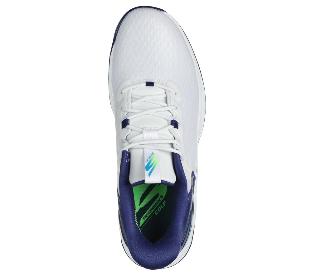 Men Skechers Slip-ins: GO GOLF Blade GF - Slip-ins Sneakers White / Navy  USA |  4698-HSVGR