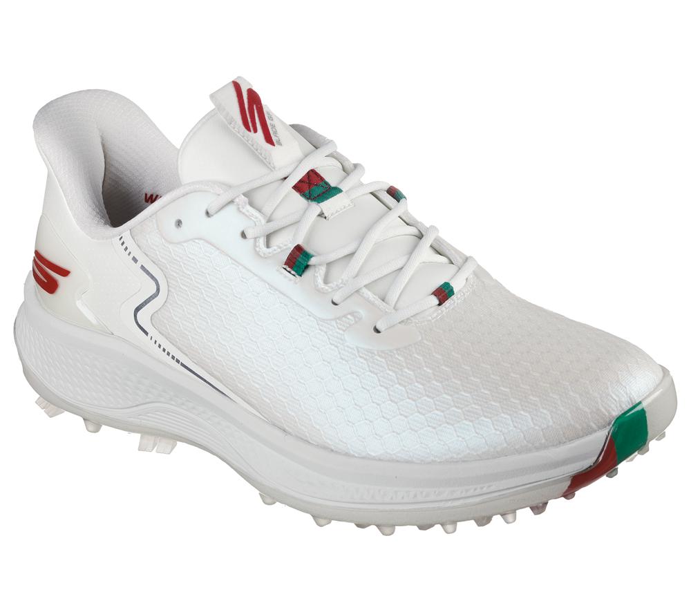 Men Skechers Slip-ins: GO GOLF Blade GF - Slip-ins Hands Free Slip Ins Natural White  USA |  6405-ZVFUC
