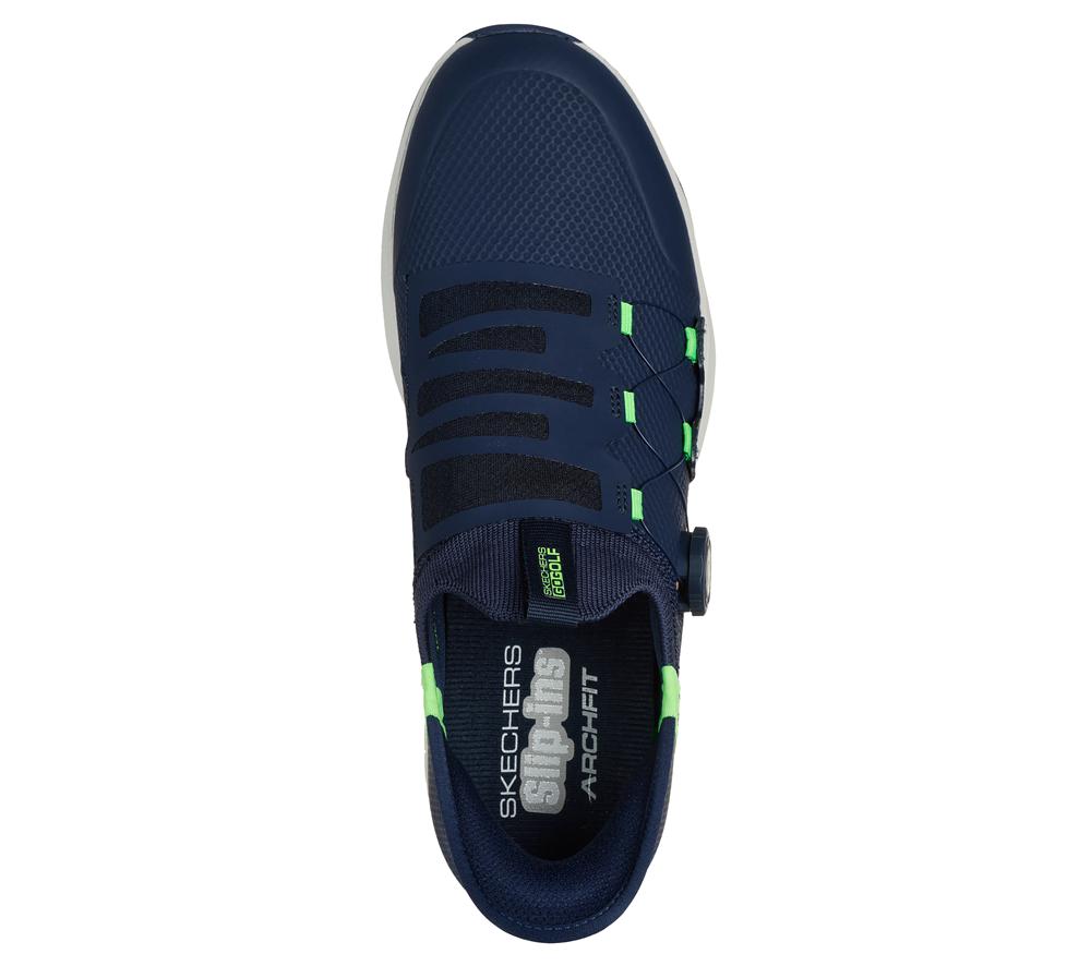 Men Skechers Slip-ins: GO GOLF Elite Vortex Slip On Shoes Navy  USA |  9615-EIWHQ