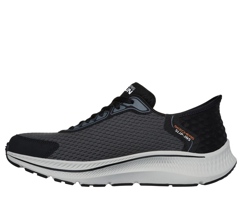 Men Skechers Slip-ins: GO RUN Consistent - Empowered Sneakers Black / Charcoal  USA |  3261-FPHZJ