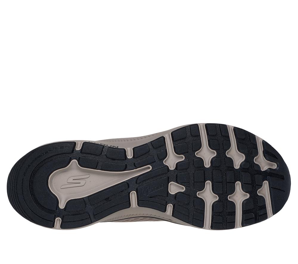 Men Skechers Slip-ins: GO RUN Consistent - Empowered Slip On Shoes Natural White  USA |  8570-KMNSB