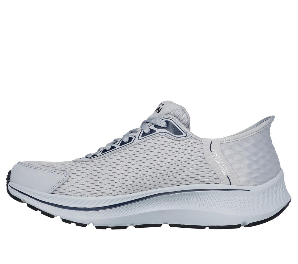 Men Skechers Slip-ins: GO RUN Consistent - Empowered Slip On Shoes Light Grey  USA |  4590-SUVDH