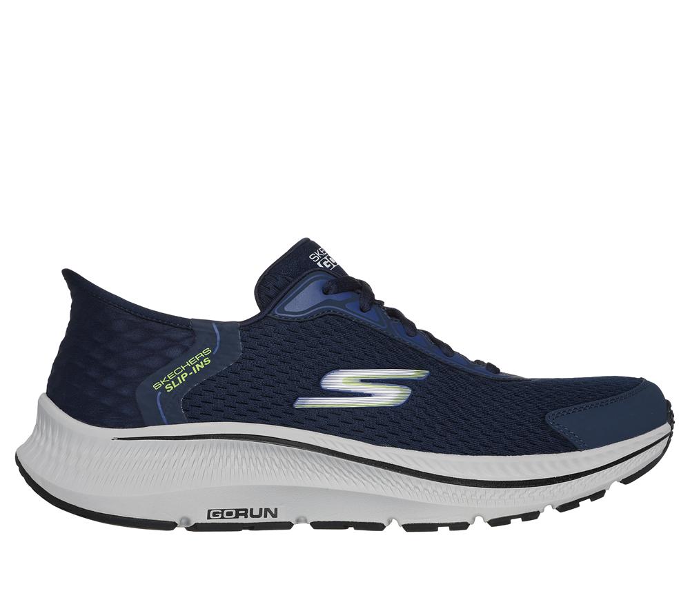 Men Skechers Slip-ins: GO RUN Consistent - Empowered Hands Free Slip Ins Navy  USA |  1476-NLWFA