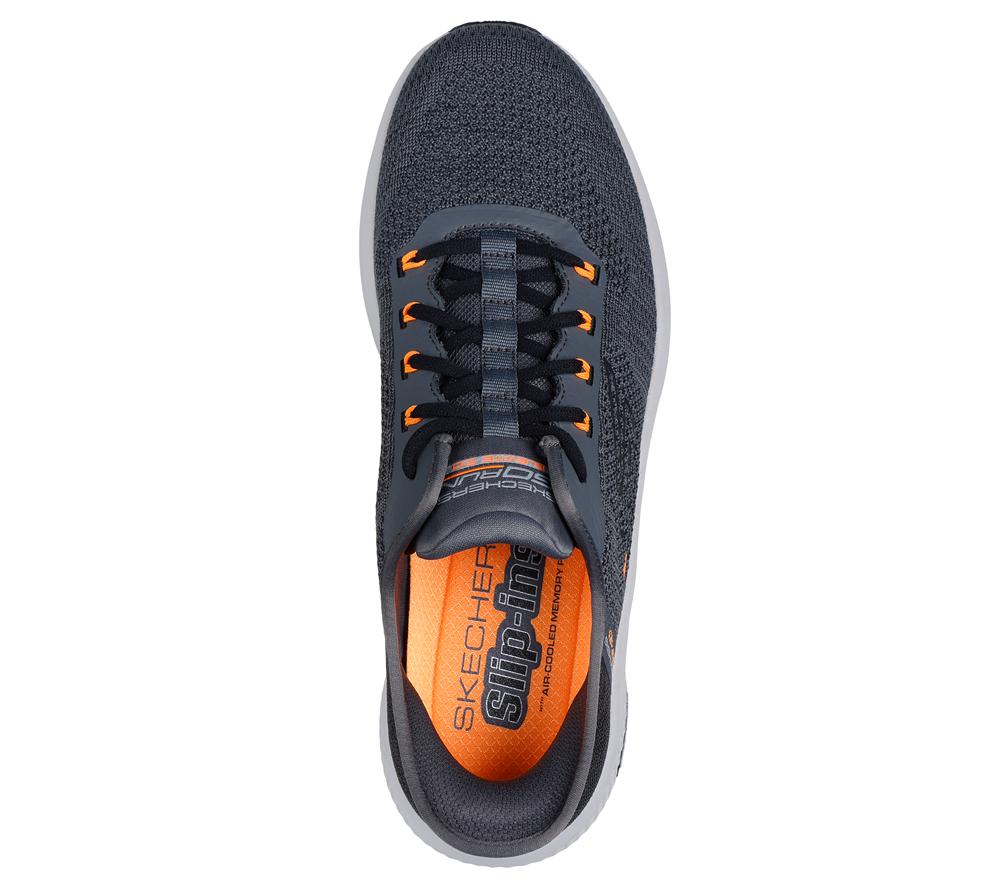 Men Skechers Slip-ins: GO RUN Elevate 2.0 Hands Free Slip Ins Charcoal  USA |  1346-XNAOZ