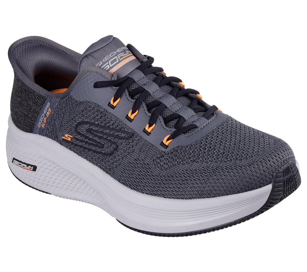 Men Skechers Slip-ins: GO RUN Elevate 2.0 Hands Free Slip Ins Charcoal  USA |  1346-XNAOZ