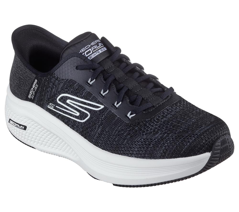 Men Skechers Slip-ins: GO RUN Elevate 2.0 Sneakers Black / White  USA |  3451-DZUWF