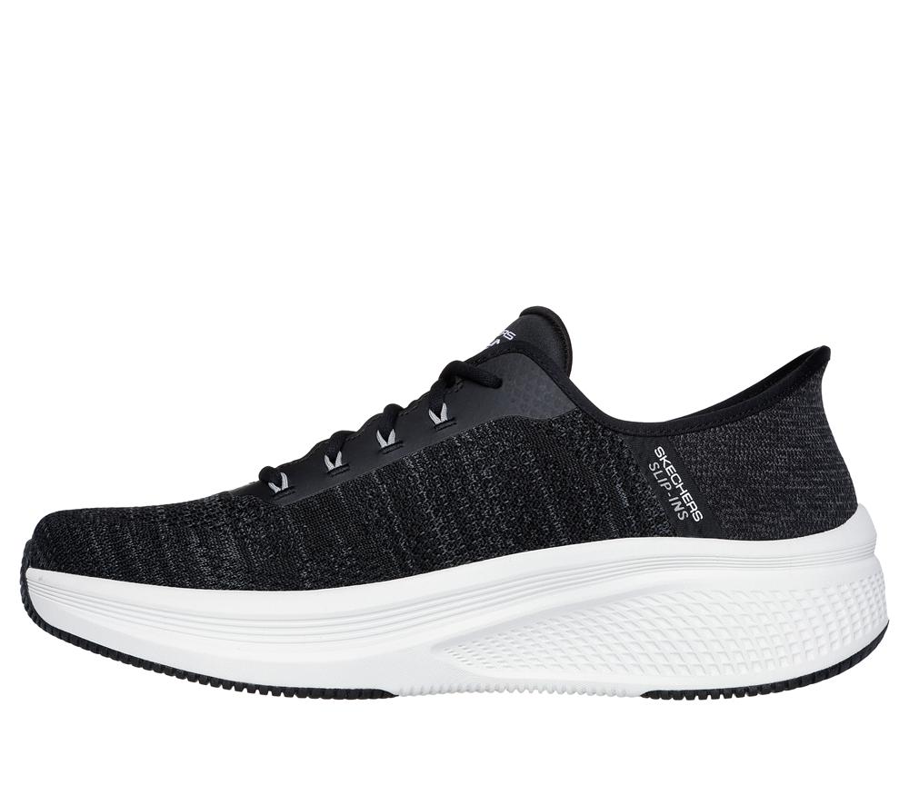Men Skechers Slip-ins: GO RUN Elevate 2.0 Slip On Shoes Black / White  USA |  7513-ATHKV