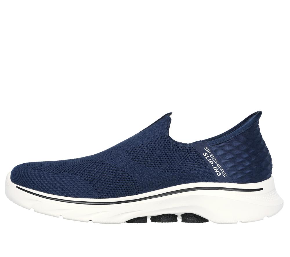 Men Skechers Slip-ins: GO WALK 7 - Easy On 2 Sneakers Navy  USA |  1928-OKHDC