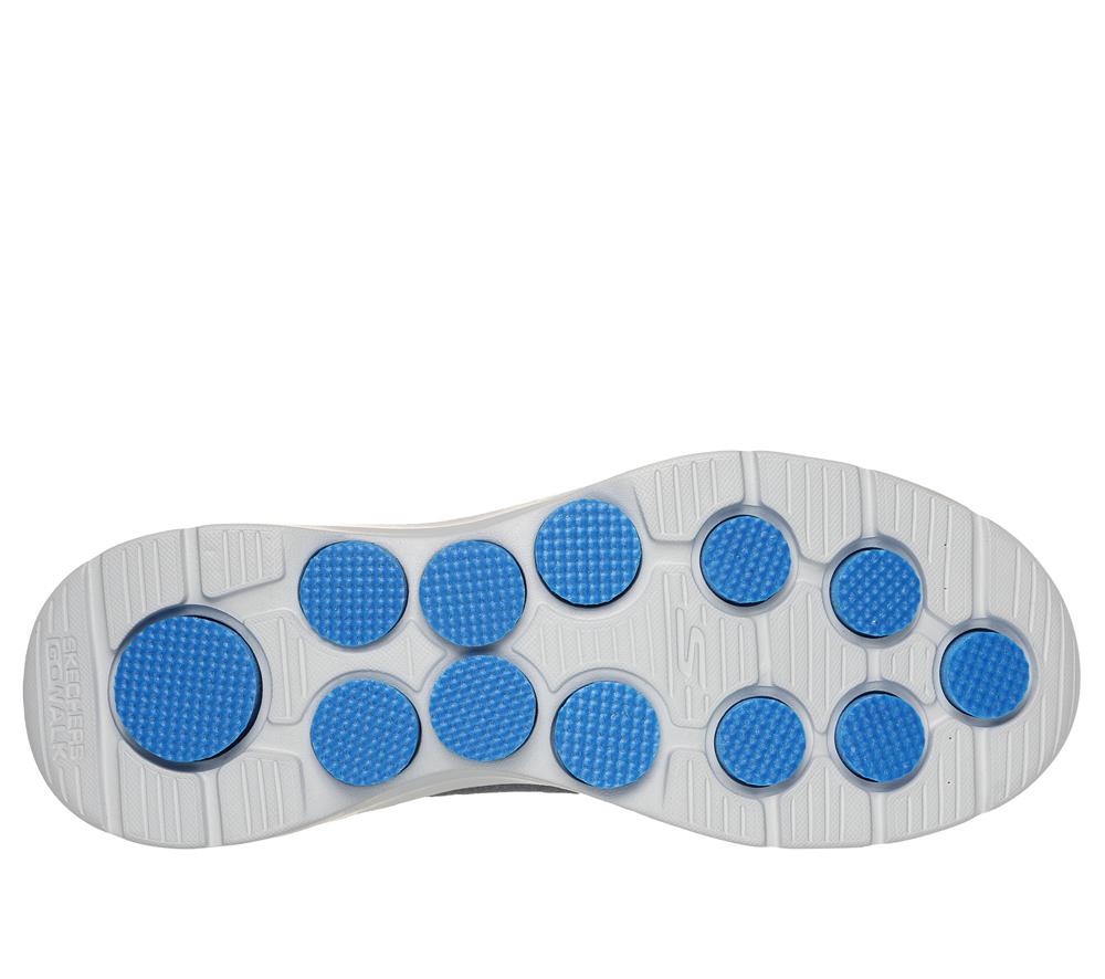 Men Skechers Slip-ins: GO WALK 7 - Easy On 2 Sneakers Charcoal / Blue  USA |  3205-RSGAD