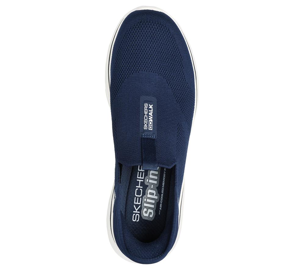 Men Skechers Slip-ins: GO WALK 7 - Easy On 2 Slip On Shoes Navy  USA |  5069-RISOJ