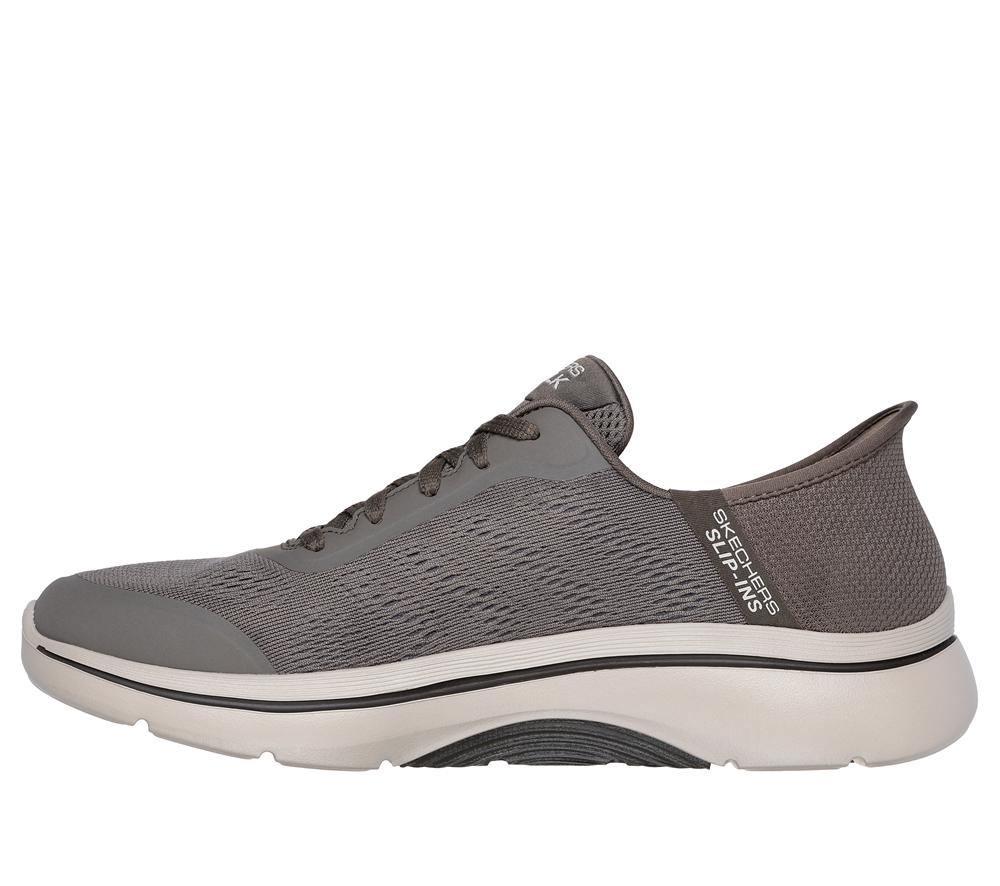 Men Skechers Slip-ins: GO WALK AF 2.0 - Simplicity 2 Slip On Shoes Brown  USA |  0365-LINOJ