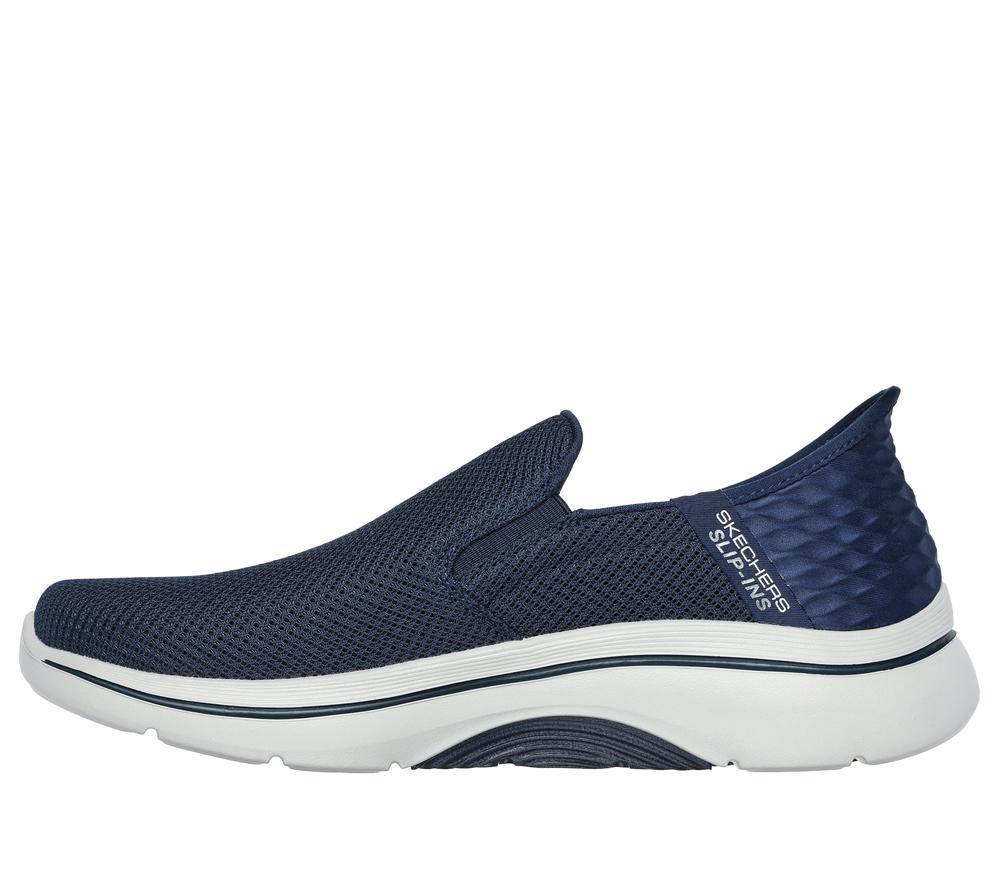 Men Skechers Slip-ins: GO WALK Arch Fit 2.0 Slip On Shoes Navy  USA |  7984-BGEKV
